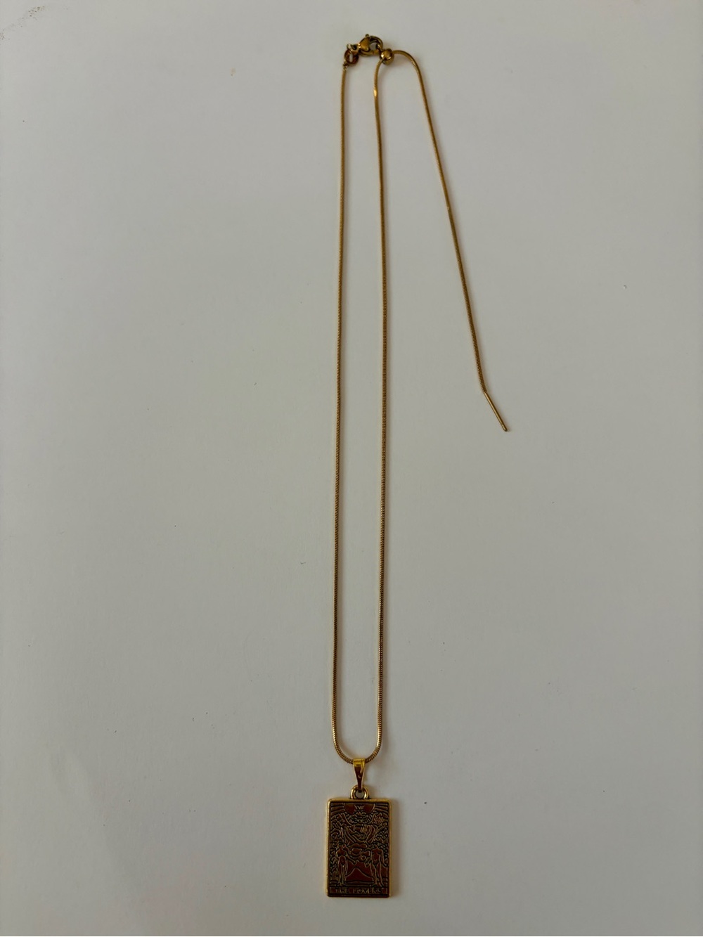 The Lovers ✨ Tarot Card Necklace - Picture 8 of 10